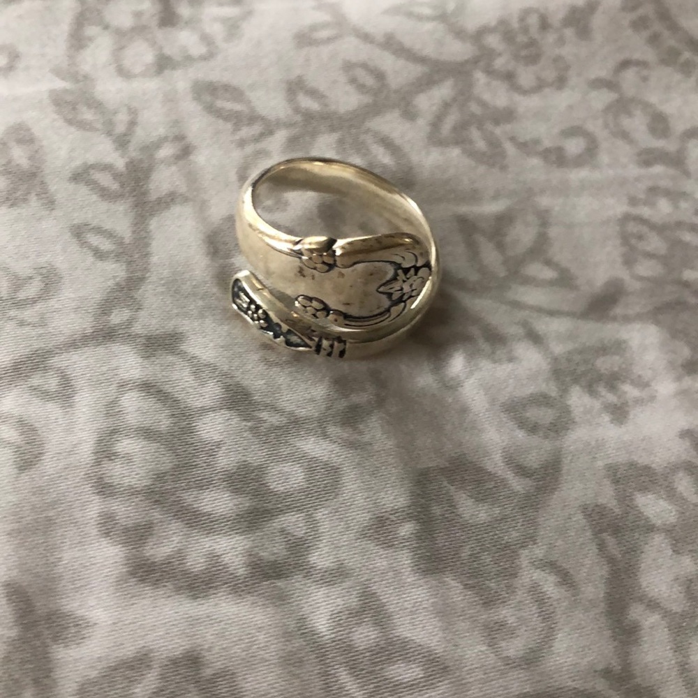 American Eagle spoon ring